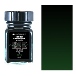 Monteverde USA Color Changing Fountain Pen Ink 30ml Black To Green
