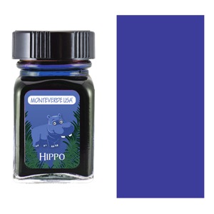Monteverde USA Jungle Fountain Pen Ink 30ml Hippo Dark Blue