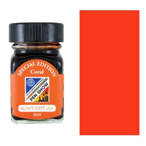 Monteverde LA Pen Show Core Fountain Pen Ink 30ml Coral