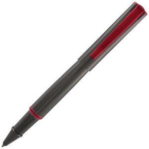 Monteverde USA Impressa Rollerball Pen Gun Metal w/Metallic Red Trim