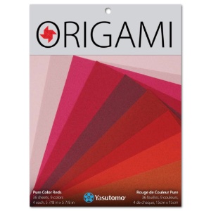 Origami Pure Color Reds 36 Sheet Pack
