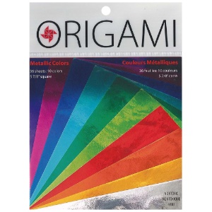 Fold'Ems Origami Paper: Metallic Colors (36 Sheets)