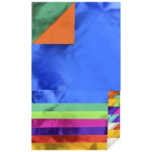 Fold'Ems Origami Paper: Two-Sided Foil (18 Sheets)