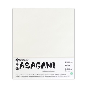 Yasutomo Asagami Hemp Art Paper 20 Sheets 9-1/2"x10-3/4"