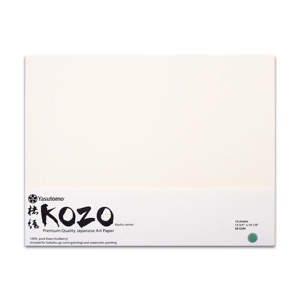Yasutomo Kozo Pure Japanese Art Paper 10-1/2"x13-3/4"