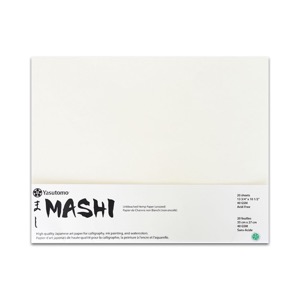 Yasutomo Mashi Unbleached Hemp Paper 20 Sheets 13-3/4"x10-1/2"