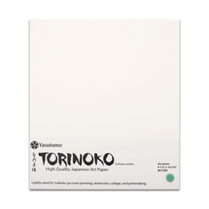 Yasutomo Torinoko Japanese Art Paper 20 Sheets 9-1/2"x10-3/4"