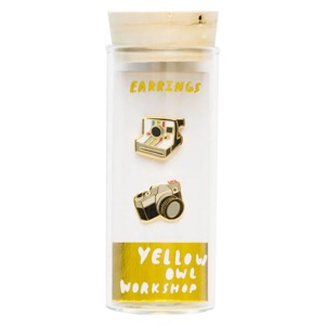Yellow Owl Workshop Post Earrings Camera