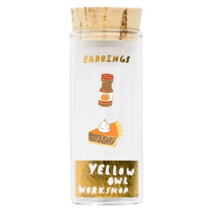 Yellow Owl Workshop Post Earrings Pumpkin Spice