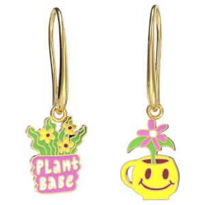 Yellow Owl Workshop Drop Earrings Plant Babe
