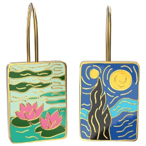 Yellow Owl Workshop Drop Earrings Impressionist