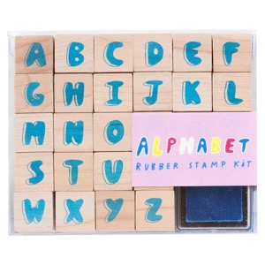 Yellow Owl Workshop Rubber Stamp Kit Alphabet