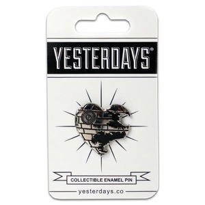Yesterdays Enamel Pin Love is a Battlestation