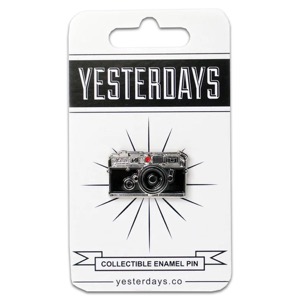 Yesterdays Enamel Pin M6