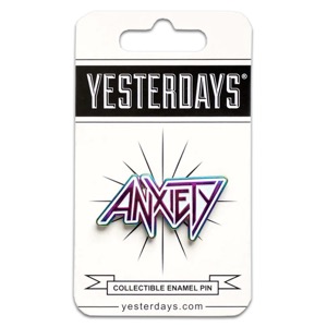 Yesterdays Enamel Pin Anxiety