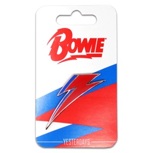 Yesterdays Enamel Pin David Bowie Aladdin Sane Bolt