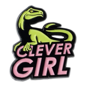 Yesterdays Enamel Pin Clever Girl