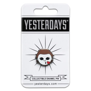 Yesterdays Enamel Pin Horror Emoji Michael