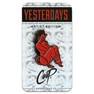 Yesterdays Enamel Pin Devil Girl by Coop