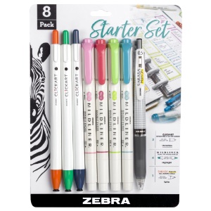 Zebra Starter Note Taking Starter 8 Set