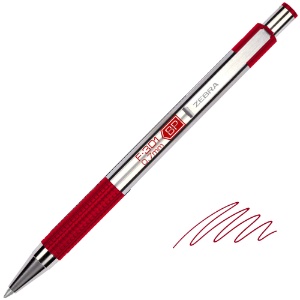 Zebra Retractable Ballpoint Pen 0.7mm Red