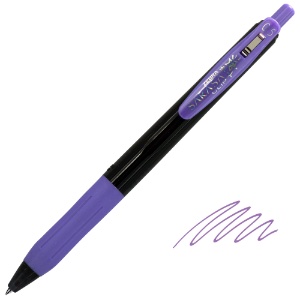 Zebra SARASA Clip Decoshine Retractable Gel Pen Purple