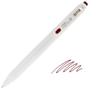 Zebra SARASA R Retractable Gel Pen 0.4mm Red Black