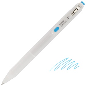 Zebra SARASA R Retractable Gel Pen 0.4mm Sky Blue