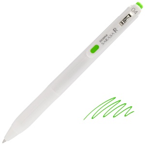 Zebra SARASA R Retractable Gel Pen 0.4mm Fresh Green