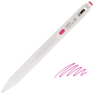 Zebra SARASA R Retractable Gel Pen 0.4mm Pink