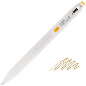 Zebra SARASA R Retractable Gel Pen 0.4mm Orange
