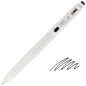 Zebra SARASA R Retractable Gel Pen 0.4mm Black