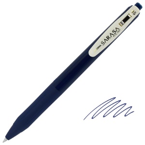 Zebra SARASA Clip Vintage Retractable Gel Pen 0.5mm Dark Blue
