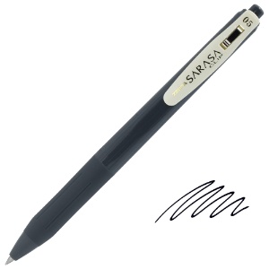 Zebra SARASA Clip Vintage Retractable Gel Pen 0.5mm Dark Gray