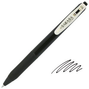 Zebra SARASA Clip Vintage Retractable Gel Pen 0.5mm Sepia Black