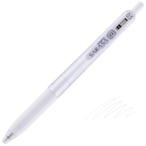 Zebra SARASA Clip Milk Retractable Gel Pen 0.5mm White