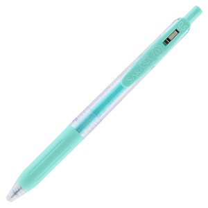 Zebra SARASA Clip Milk Retractable Gel Pen 0.5mm Blue Green