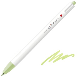 Zebra ClickArt Marker Pen 0.6mm Leaf Green