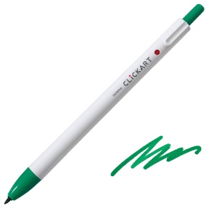 Zebra ClickArt Marker Pen 0.6mm Green