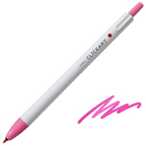 Zebra ClickArt Marker Pen 0.6mm Pink