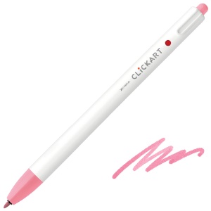 Zebra ClickArt Marker Pen 0.6mm Peach Pink