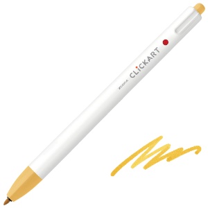 Zebra ClickArt Marker Pen 0.6mm Marigold