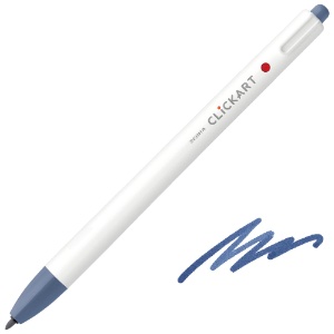 Zebra ClickArt Marker Pen 0.6mm Blue Gray