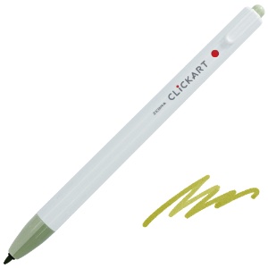 Zebra ClickArt Marker Pen 0.6mm Light Khaki