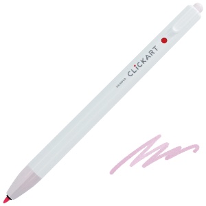 Zebra ClickArt Marker Pen 0.6mm Powder Pink