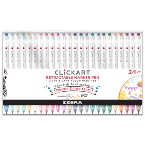 Zebra ClickArt Marker Pen 12 Set