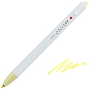 Zebra ClickArt Marker Pen 0.6mm Lemon