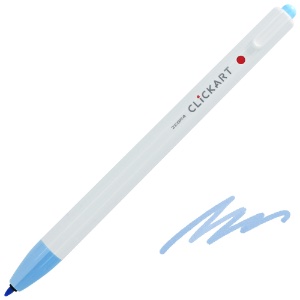 Zebra ClickArt Marker Pen 0.6mm Soda Blue