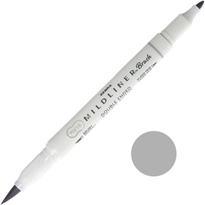 Zebra Mildliner Brush Pen Mild Grey
