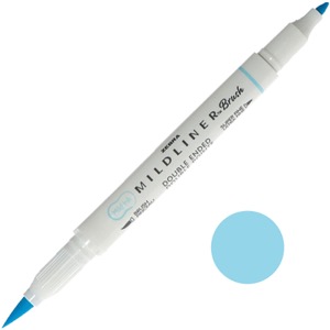 Zebra Mildliner Brush Pen Mild Blue
